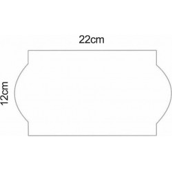 Ετικέτα 22x12 Αυτοκόλλητη Λευκή | 1000ετ./ρολό